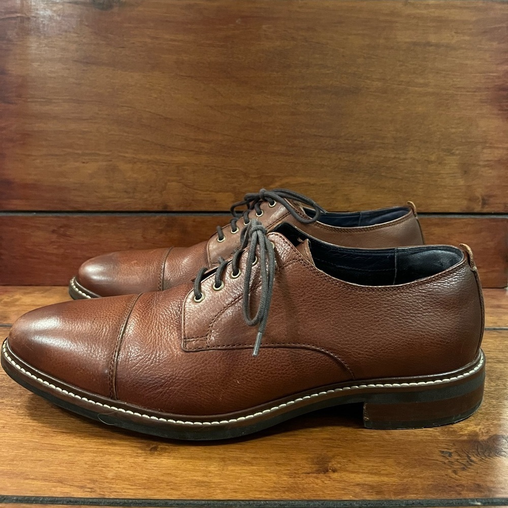 Cole Haan Grand OS Cap Toe Derby Brown size 11M